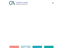 Tablet Screenshot of josephandjohn.com
